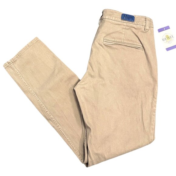 Mugsy Jeans Belmonte Khaki Pants Slim Fit Mens 33x32 Casual Stretch Cotton - Picture 1 of 16